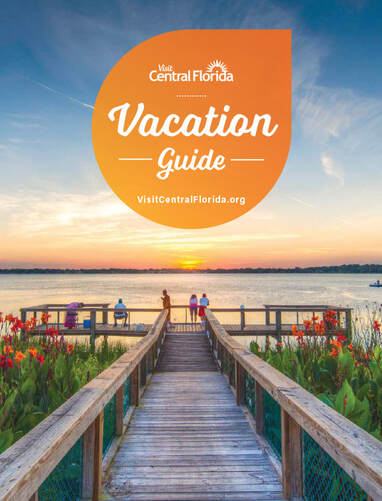 Picture of the cover of the Visit Central Florida vacation guide